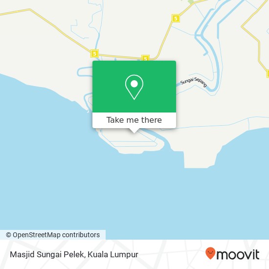 Masjid Sungai Pelek map