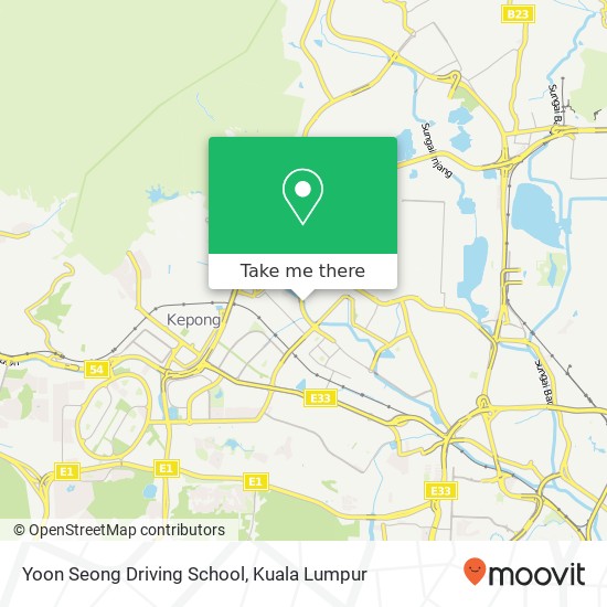 Yoon Seong Driving School map