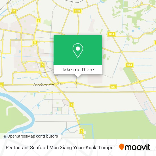 Restaurant Seafood Man Xiang Yuan map