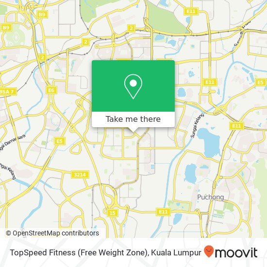 TopSpeed Fitness (Free Weight Zone) map