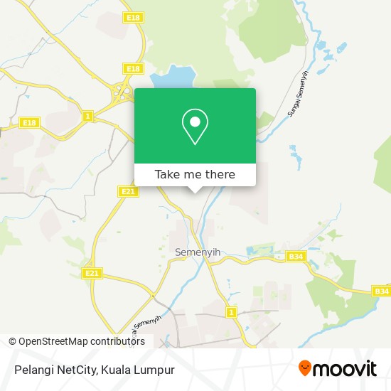 Pelangi NetCity map