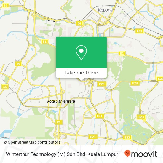 Winterthur Technology (M) Sdn Bhd map