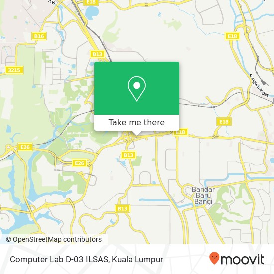 Computer Lab D-03 ILSAS map