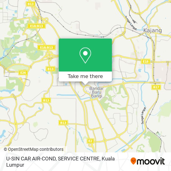 U-SIN CAR AIR-COND, SERVICE CENTRE map