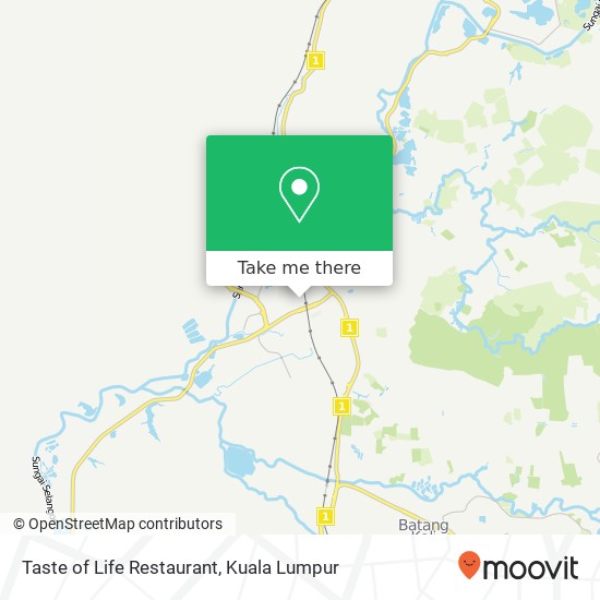 Taste of Life Restaurant map