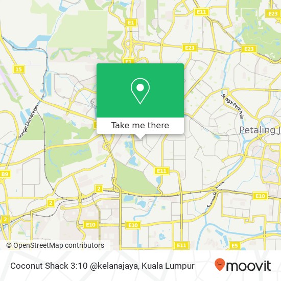 Coconut Shack 3:10 @kelanajaya map