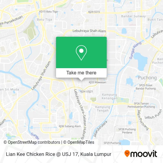 Peta Lian Kee Chicken Rice @ USJ 17