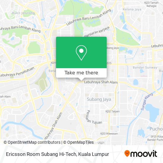 Ericsson Room Subang Hi-Tech map