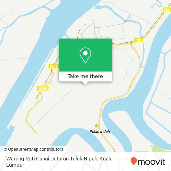 Warung Roti Canai Dataran Teluk Nipah map