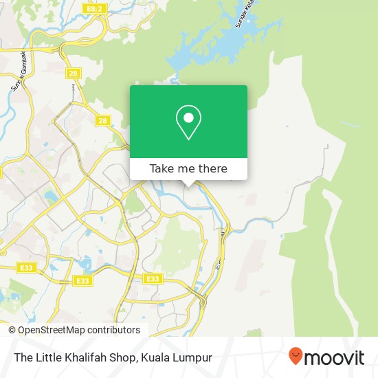 The Little Khalifah Shop map