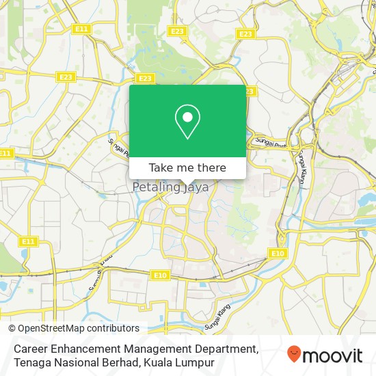 Career Enhancement Management Department, Tenaga Nasional Berhad map