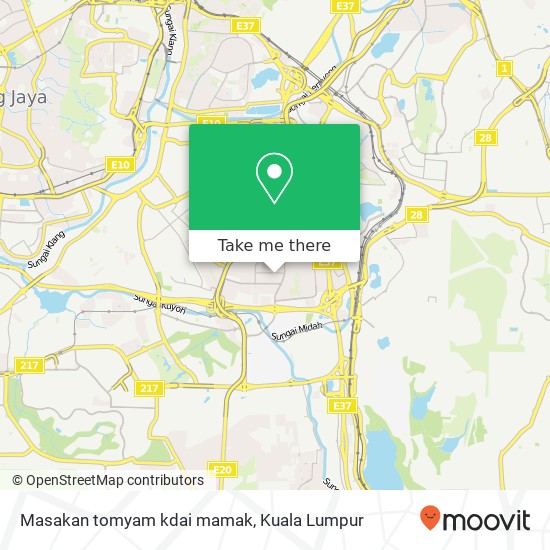 Masakan tomyam kdai mamak map