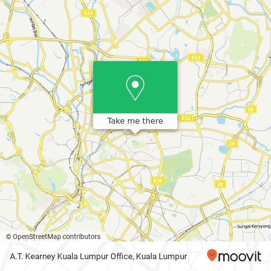 A.T. Kearney Kuala Lumpur Office map