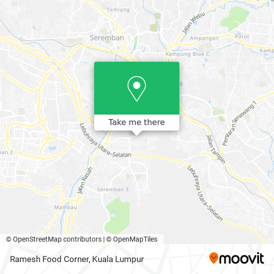Ramesh Food Corner map