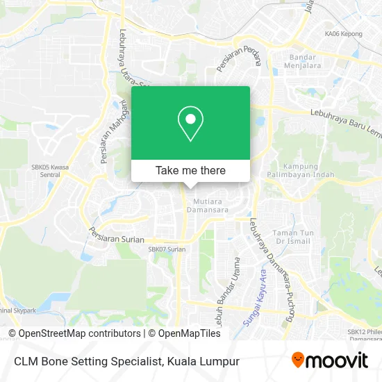 CLM Bone Setting Specialist map