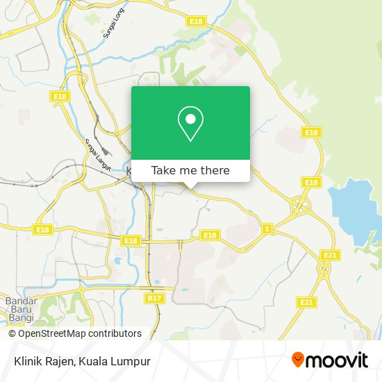 Klinik Rajen map