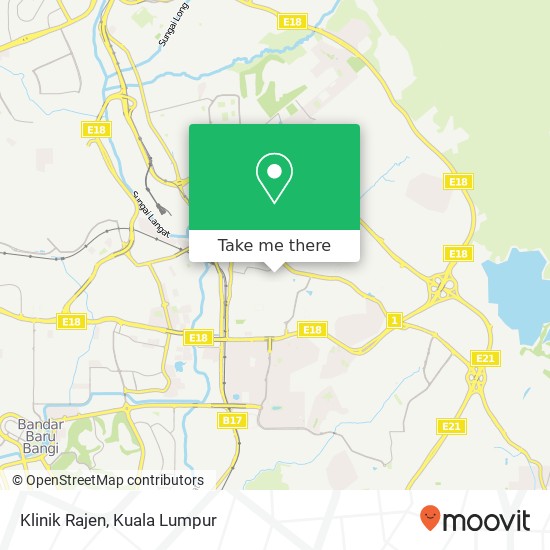 Klinik Rajen map