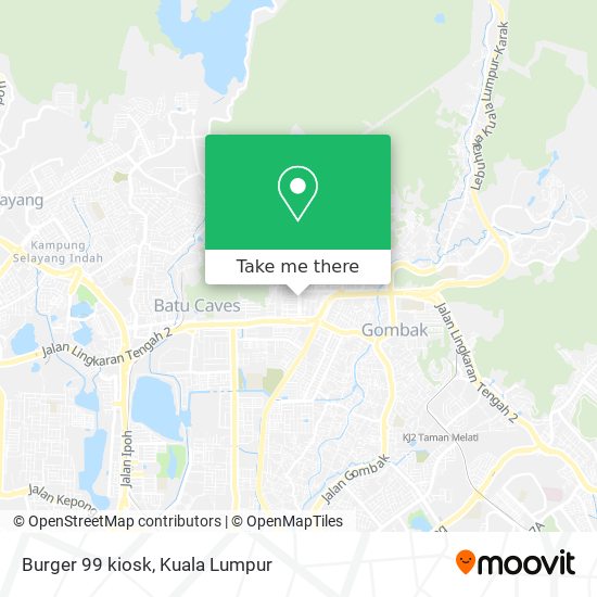 Burger 99 kiosk map