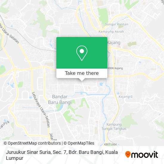 Juruukur Sinar Suria, Sec. 7, Bdr. Baru Bangi map