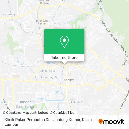 Klinik Pakar Perubatan Dan Jantung Kumar map