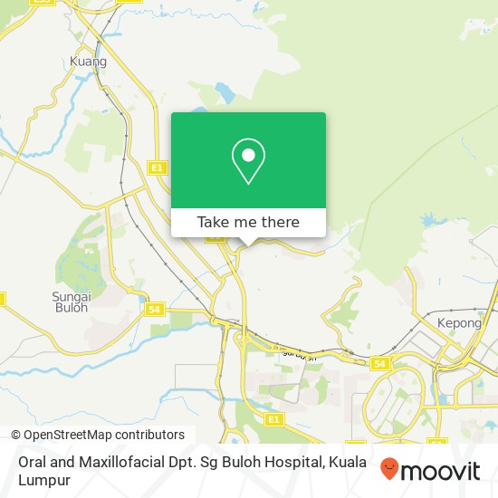 Oral and Maxillofacial Dpt. Sg Buloh Hospital map