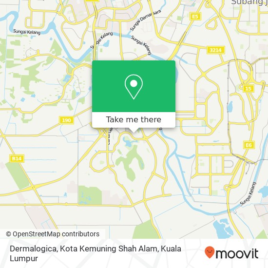 Dermalogica, Kota Kemuning Shah Alam map
