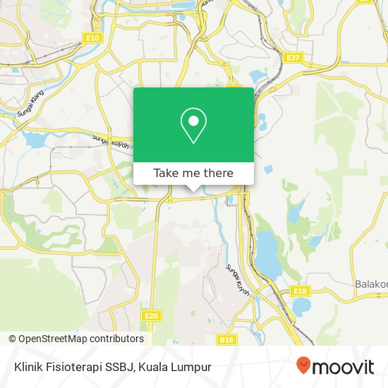 Klinik Fisioterapi SSBJ map