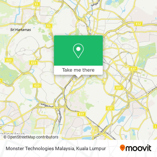 Monster Technologies Malaysia map