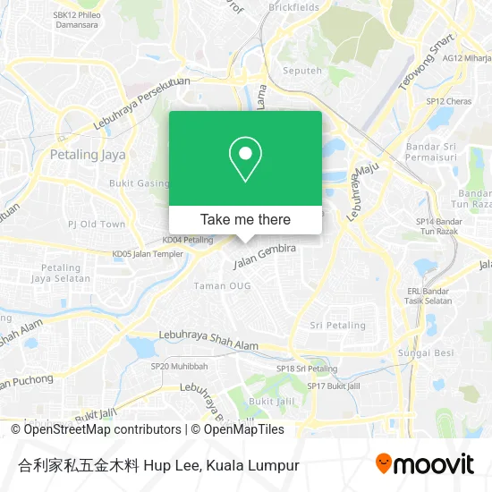 合利家私五金木料 Hup Lee map