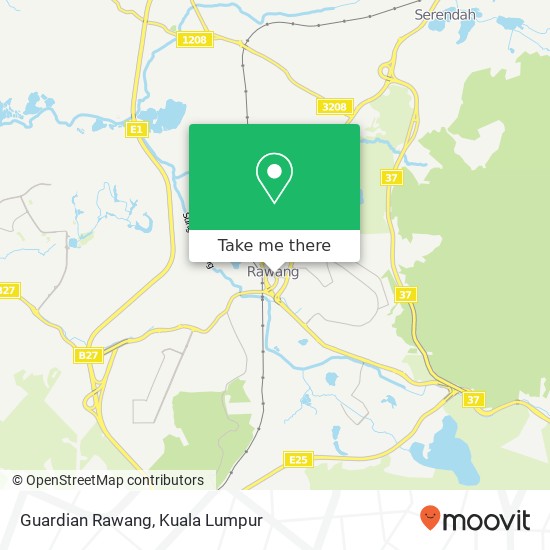 Guardian Rawang map