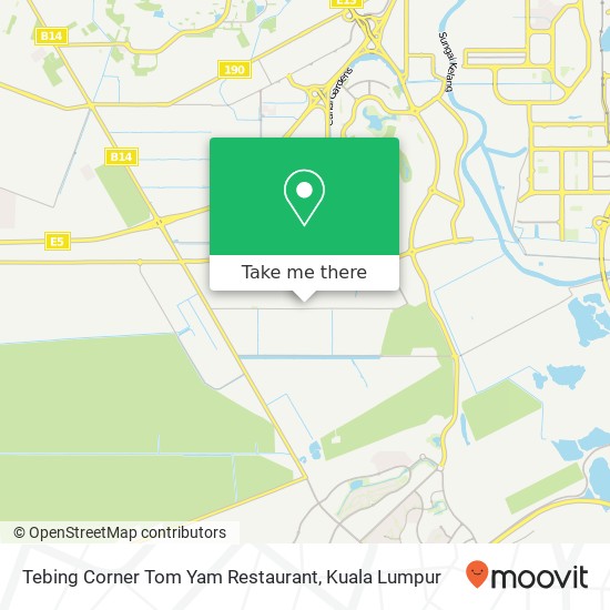 Tebing Corner Tom Yam Restaurant map