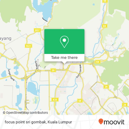 focus point sri gombak map