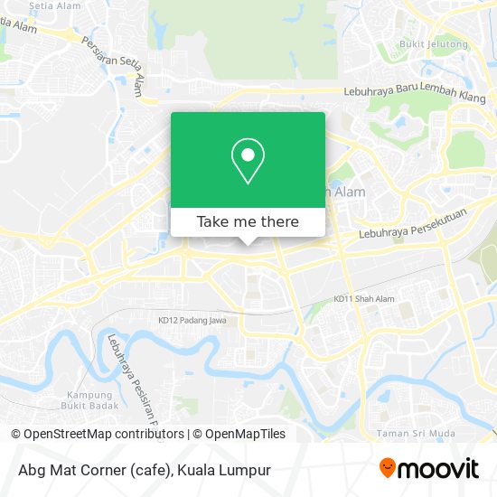 Abg Mat Corner (cafe) map