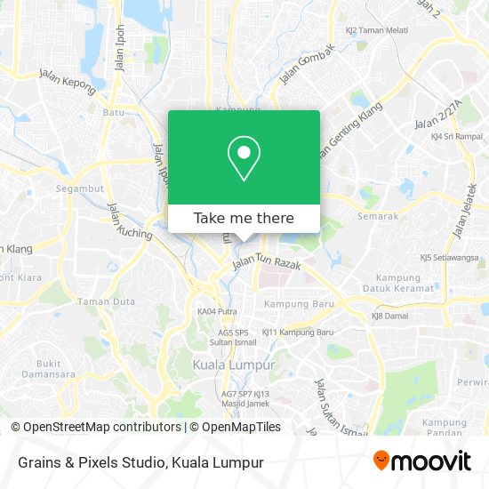 Grains & Pixels Studio map