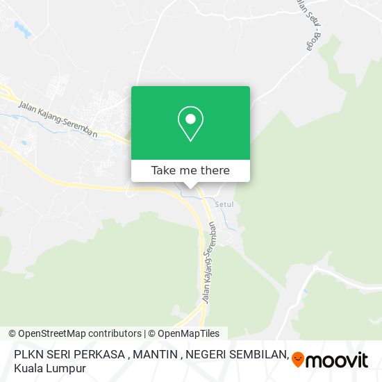 Peta PLKN SERI PERKASA , MANTIN , NEGERI SEMBILAN