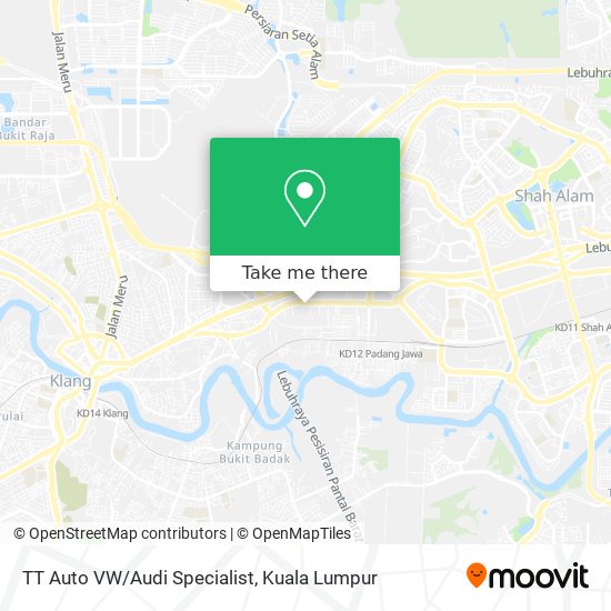 TT Auto VW/Audi Specialist map