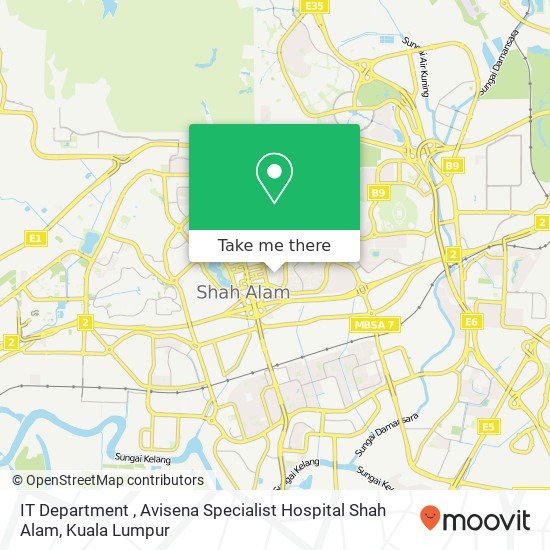 IT Department , Avisena Specialist Hospital Shah Alam map