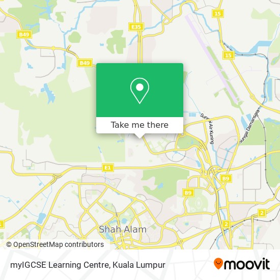 myIGCSE Learning Centre map