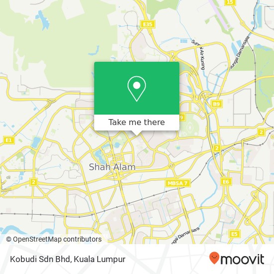 Kobudi Sdn Bhd map