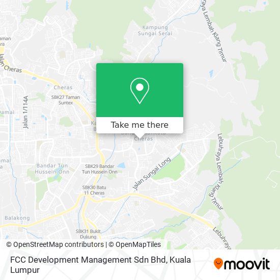 FCC Development Management Sdn Bhd map