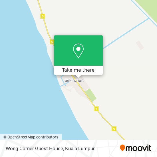 Wong Corner Guest House map