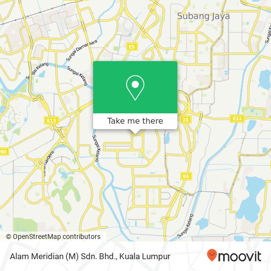 Alam Meridian (M) Sdn. Bhd. map