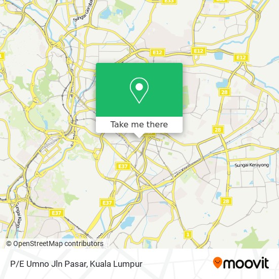 Peta P/E Umno Jln Pasar