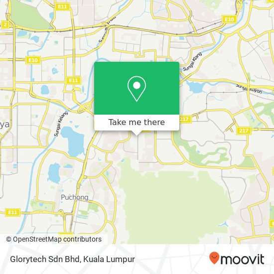 Glorytech Sdn Bhd map