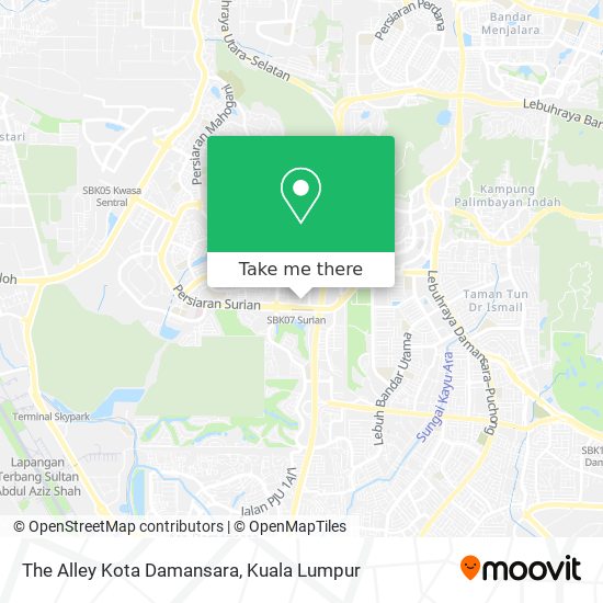 The Alley Kota Damansara map