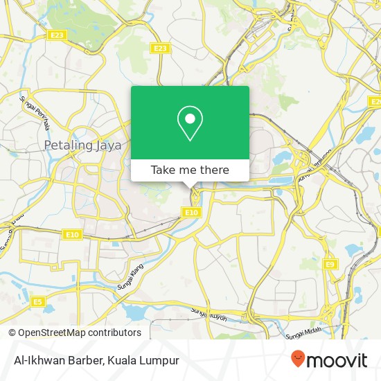 Al-Ikhwan Barber map