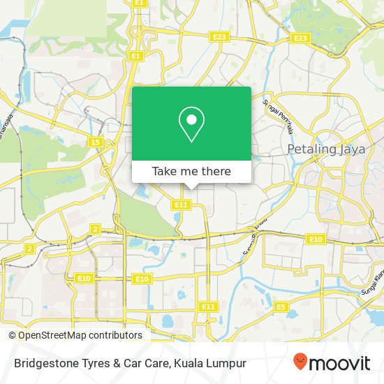 Bridgestone Tyres & Car Care map