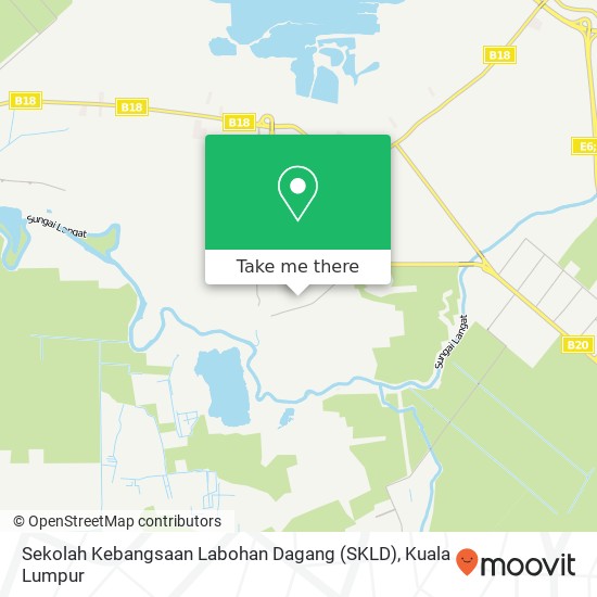 Peta Sekolah Kebangsaan Labohan Dagang (SKLD)
