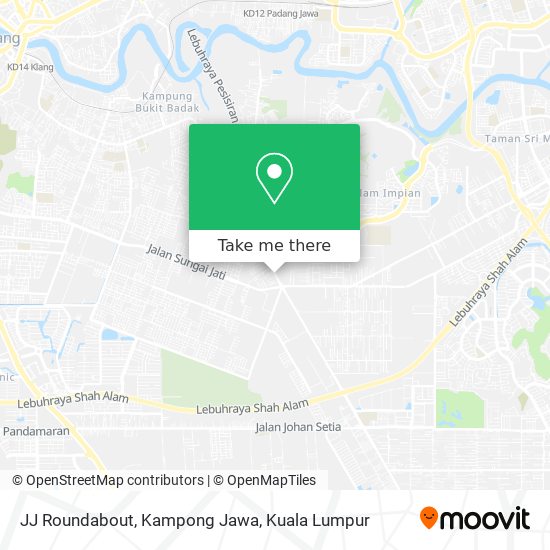 Peta JJ Roundabout, Kampong Jawa