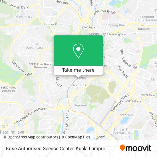Bose Authorised Service Center map